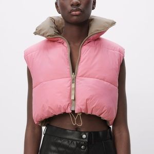 Coats | Zara Reversible Puffer Vest 